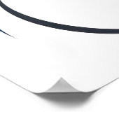 Kattenschets Klein Poster (Hoek)