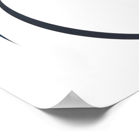 Kattenschets Klein Poster (Hoek)