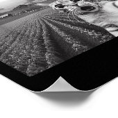 Kattenselfie met buitenaardse UFO grappige kattenc Poster (Hoek)