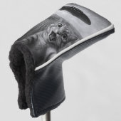 Kattenselfie met buitenaardse UFO grappige katteng Golfheadcover (3/4 voorkant)