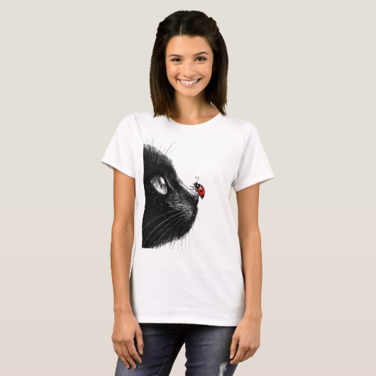 Kattenshirt T-shirt (Voorkant volledig)