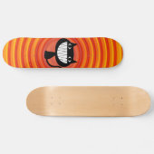 Kattenskateboards glimlachen persoonlijk skateboard (Horizontaal)