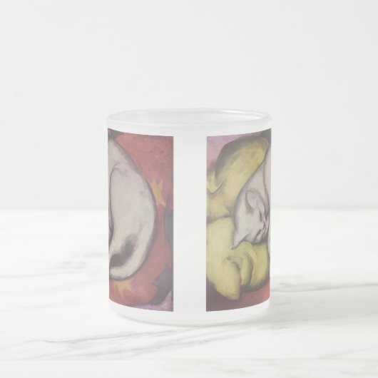  kattenslaap matglas koffiemok (Center)