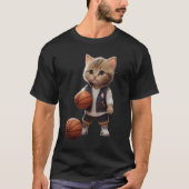 kattenspel basketbal t-shirt (Voorkant)