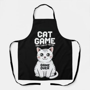 Kattenspel Kijk Niet Naar De Kat Grappig Schort