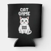 Kattenspel Kijk niet naar de kat over grappig Blikjeskoeler (Voorkant)