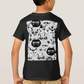 kattenspel met dubbele bas t-shirt (Achterkant)