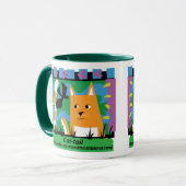 Kattenstaartbeker Mok (Voorkant links)