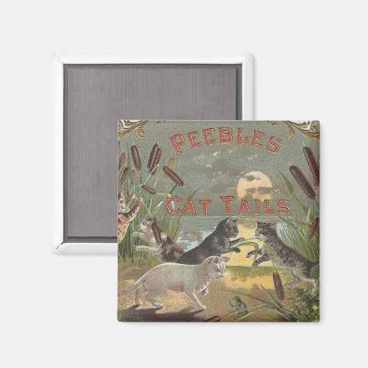  kattenstaarten magneet (Voorkant / Achterkant)