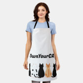 Kattenstaarten Schort (Gedragen)