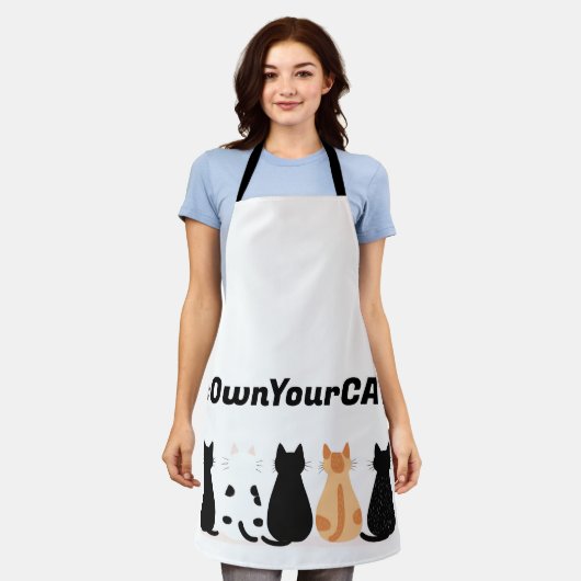 Kattenstaarten Schort (Gedragen)