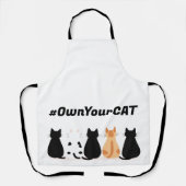 Kattenstaarten Schort (Voorkant)