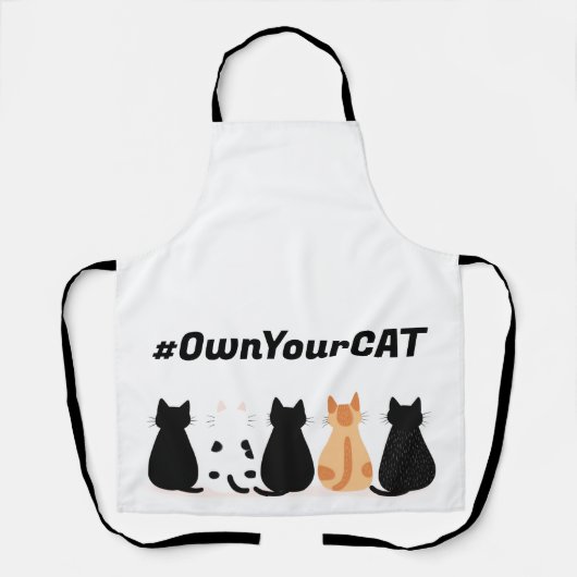 Kattenstaarten Schort (Voorkant)