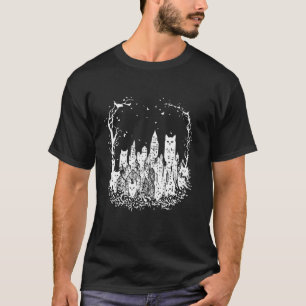 Kattenstad Surreal Katten Hoogbouw Grappige Katten T-shirt