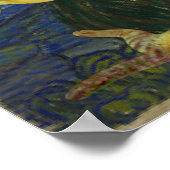 Kattensteen in Van Gogh's "Sterrennacht" Poster (Hoek)