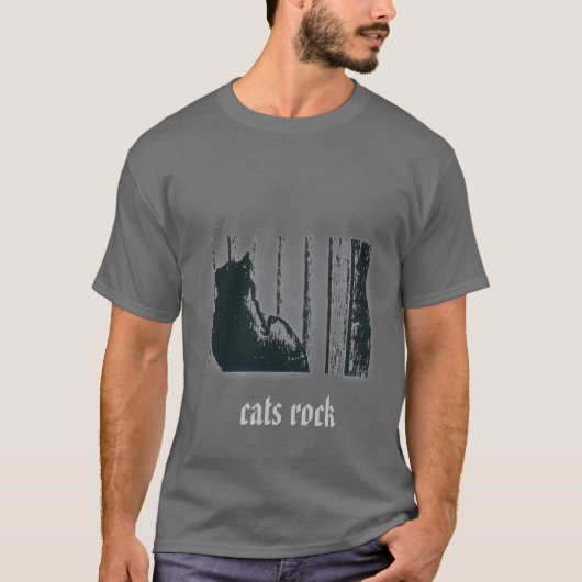 kattensteen t-shirt (Voorkant)