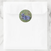 Kattensticker Ronde Sticker (Tas)