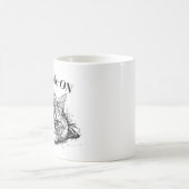 Kattenstickers Koffiemok (Center)