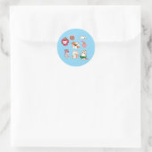 Kattenstickers Ronde Sticker (Tas)