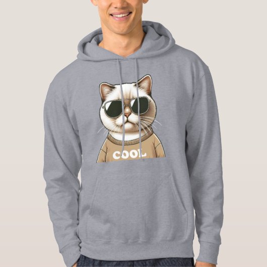 Kattenstijl Hoodie (Voorkant)