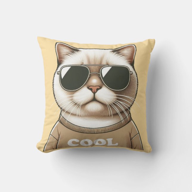 Kattenstijl Kussen (Voorkant)