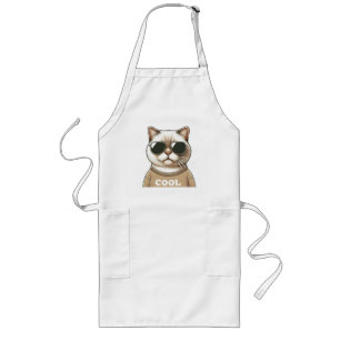 Kattenstijl Lang Schort