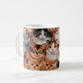 Kattenstof Mok (Voorkant links)