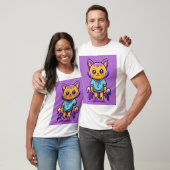 kattenstrip t-shirt (Unisex)