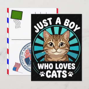 Kattentabbypootkatachtige VS Onafhankelijkheidsdag Feestdagenkaart