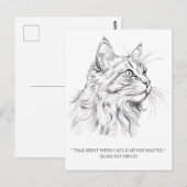 Kattentekening Briefkaart (Voorkant / Achterkant)