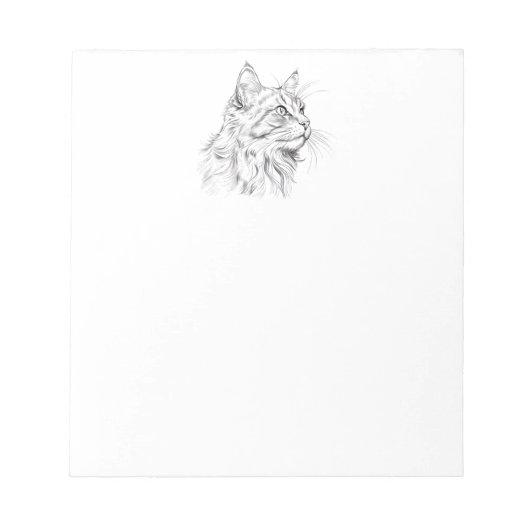 Kattentekening Notitieblok (Voorkant)