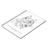 Kattentekening Notitieboek (Linkerzijde)