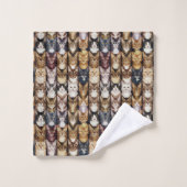 Kattentextuur Bad Handdoek (Wasdoekje)