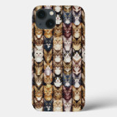 Kattentextuur Case-Mate iPhone Case (Achterkant)