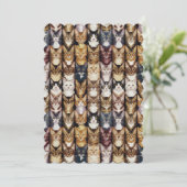 Kattentextuur Kaart (Staand voorkant)