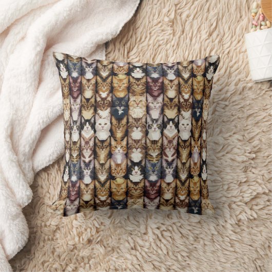 Kattentextuur Kussen (Deken)