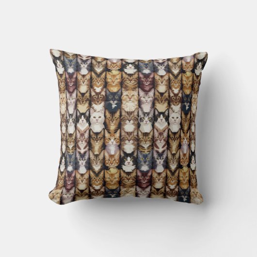 Kattentextuur Kussen (Voorkant)