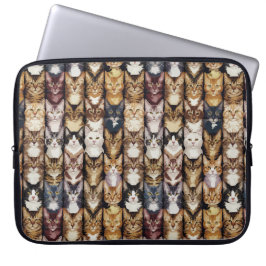 Kattentextuur Laptop Sleeve