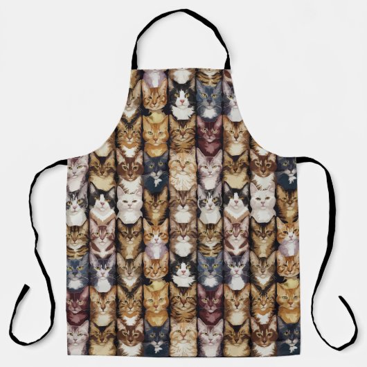 Kattentextuur Schort (Voorkant)