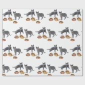 Kattentheepartijpapier Cadeaupapier (Vlak)