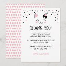 Kattenthema Dankkaartjes