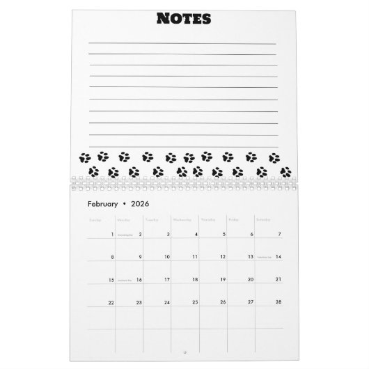 Kattenthema Kalender 2025 (Feb 2026)