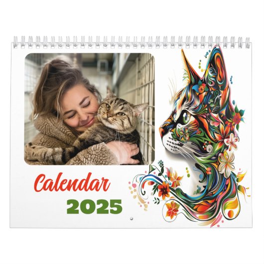  Kattenthema Kalender 2025 (Hoes)