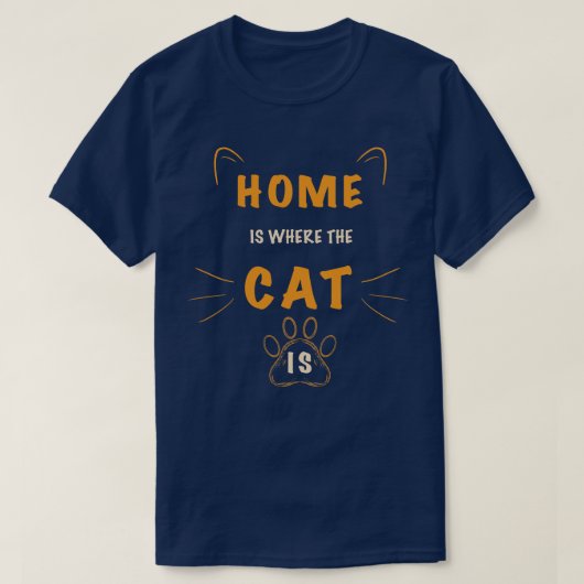 Kattenthema T-shirt (Design voorkant)