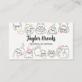 Kattentoonraster Visitekaartje (Achterkant)