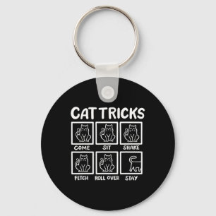 Kattentrucs Grappige Kattenliefhebber Cadeaus Voor Sleutelhanger