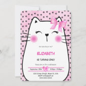 Kattenuitnodiging Kaart (Voorkant)