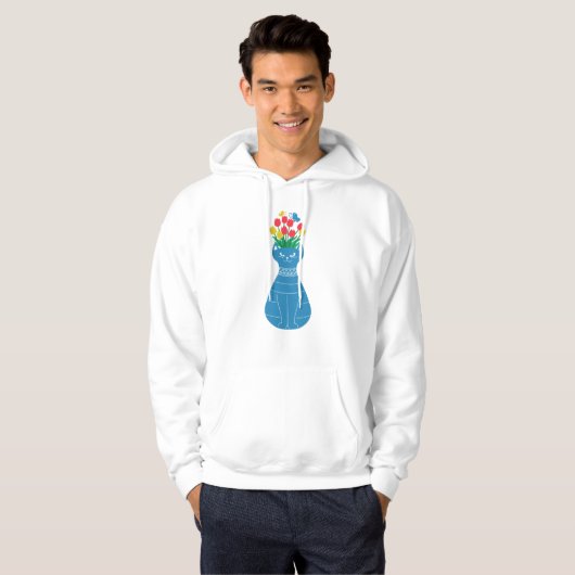 kattenvaasje hoodie (Voorkant volledig)