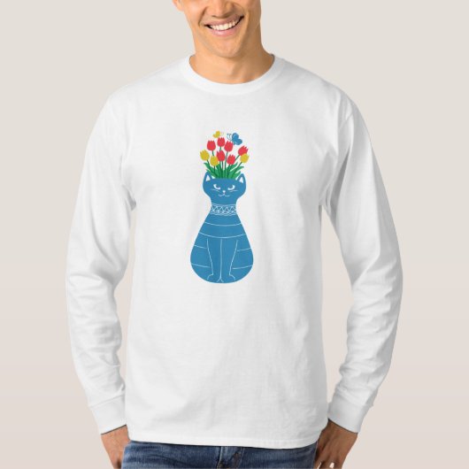 kattenvaasje t-shirt (Voorkant)