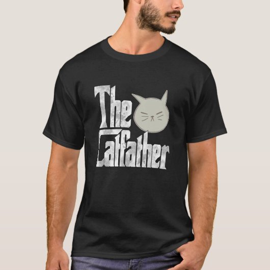 Kattenvader De Kattenvader Gekke Kattenvader Katte T-shirt (Voorkant)